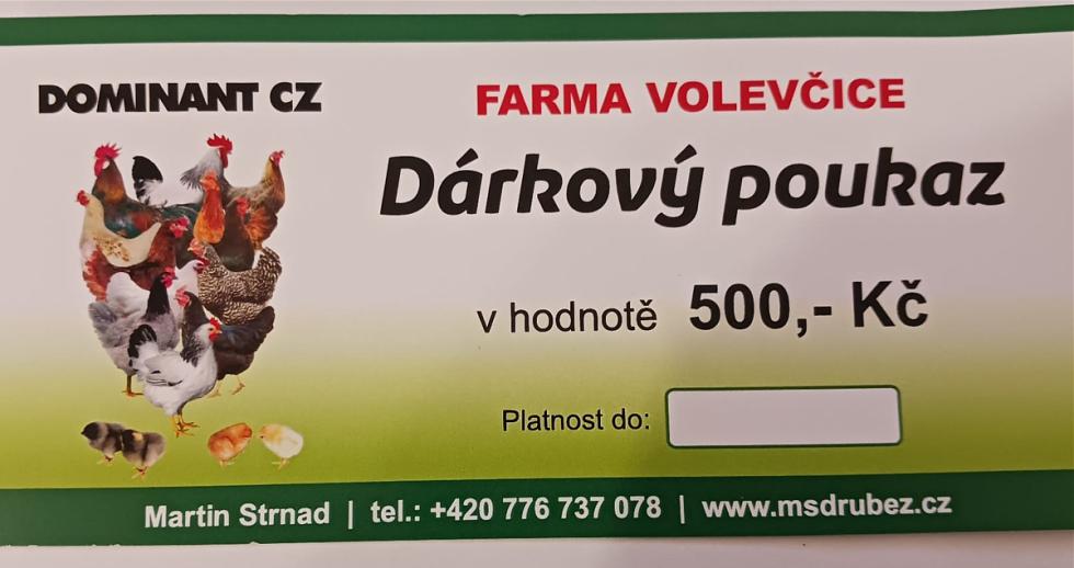 Dárkový poukaz Dárkový poukaz